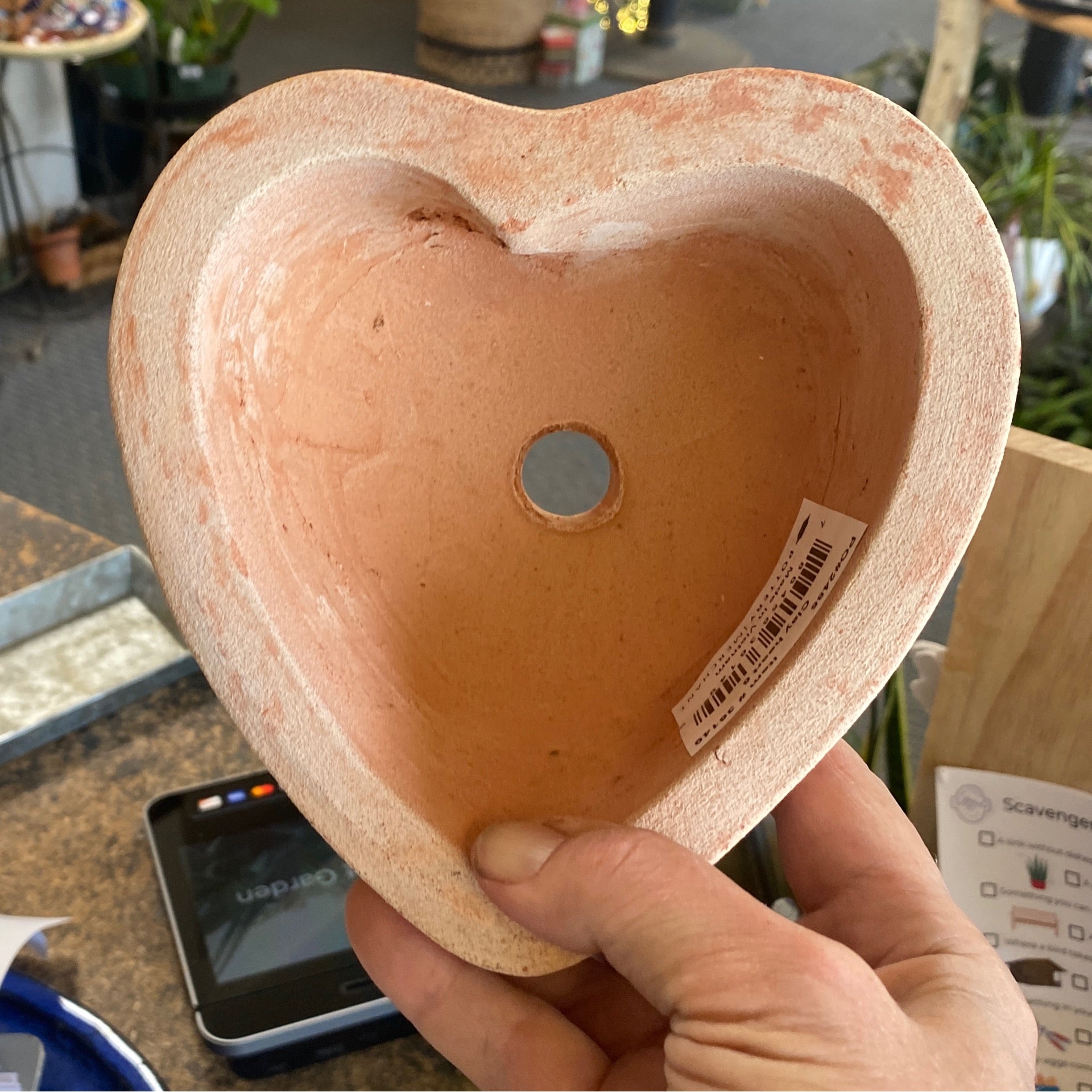 TC Heart Pots The Secret Garden